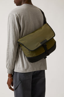 Utility Messenger Bag in Khaki - BROOKLYN INDUSTRIES