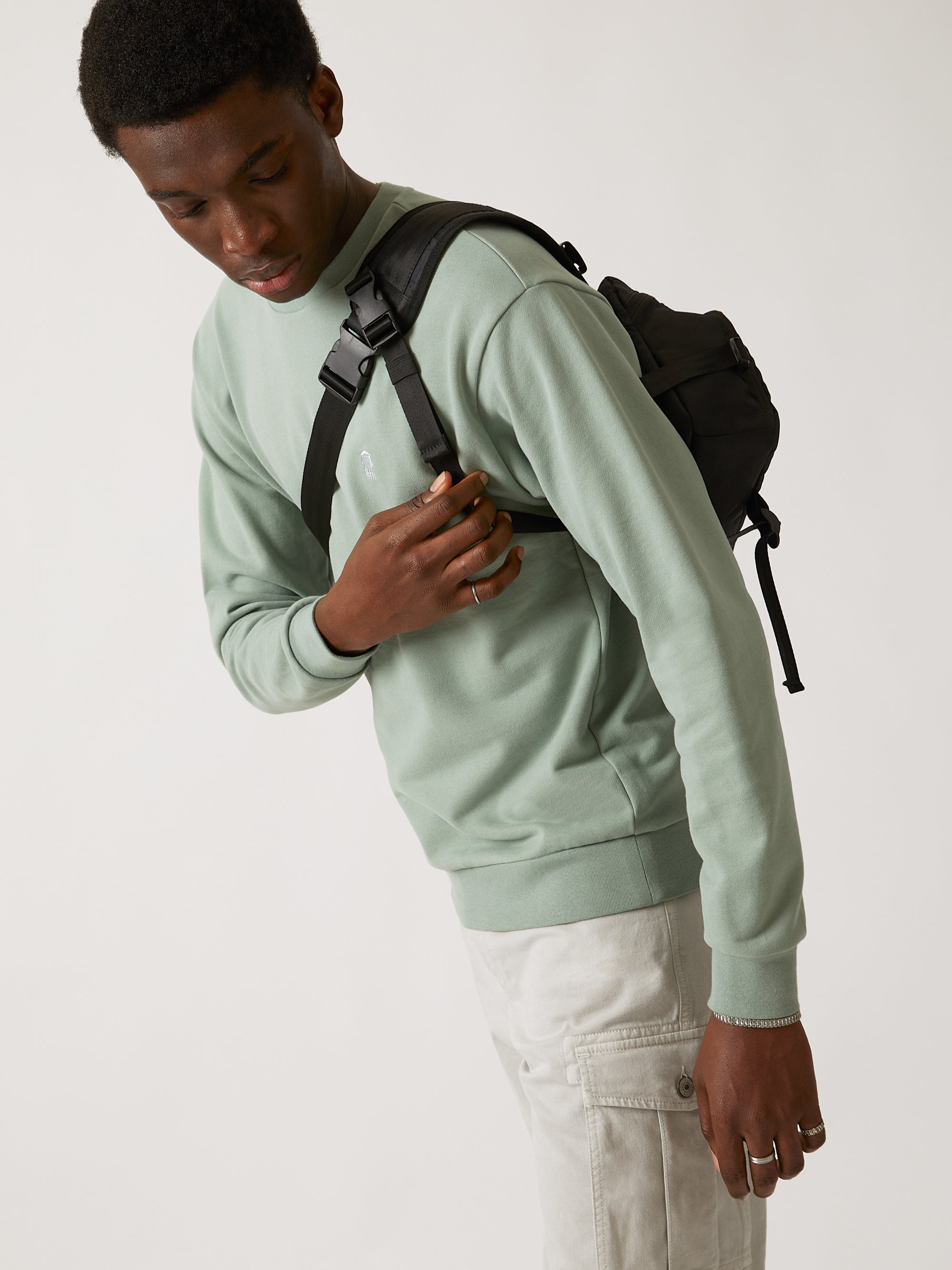 brooklyn mini leather convertible messenger backpack Brooklyn Industries Biker Messenger Bag in Black