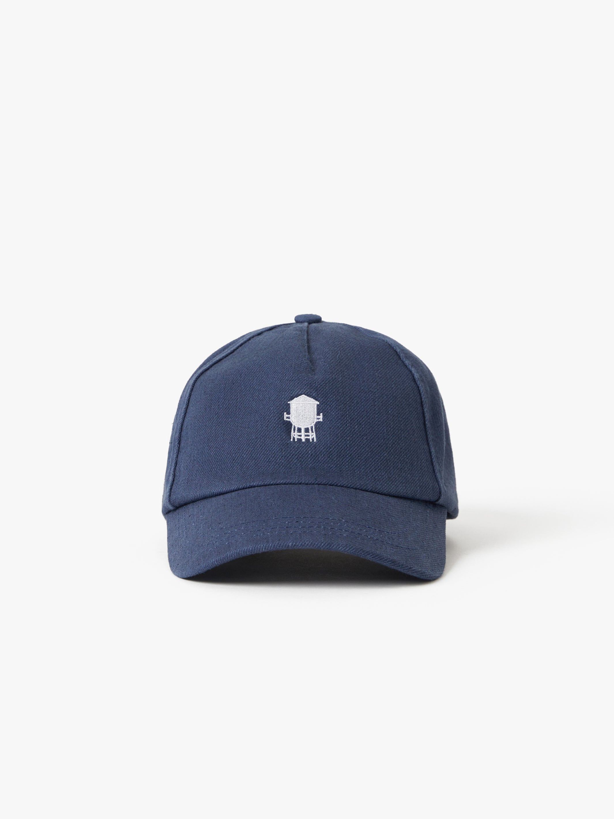 Water Tower Denim Cap in Mid Blue - BROOKLYN INDUSTRIES