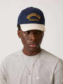 Contrast Logo Cap in Total Eclipse - BROOKLYN INDUSTRIES