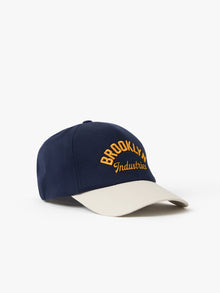 Contrast Logo Cap in Total Eclipse - BROOKLYN INDUSTRIES