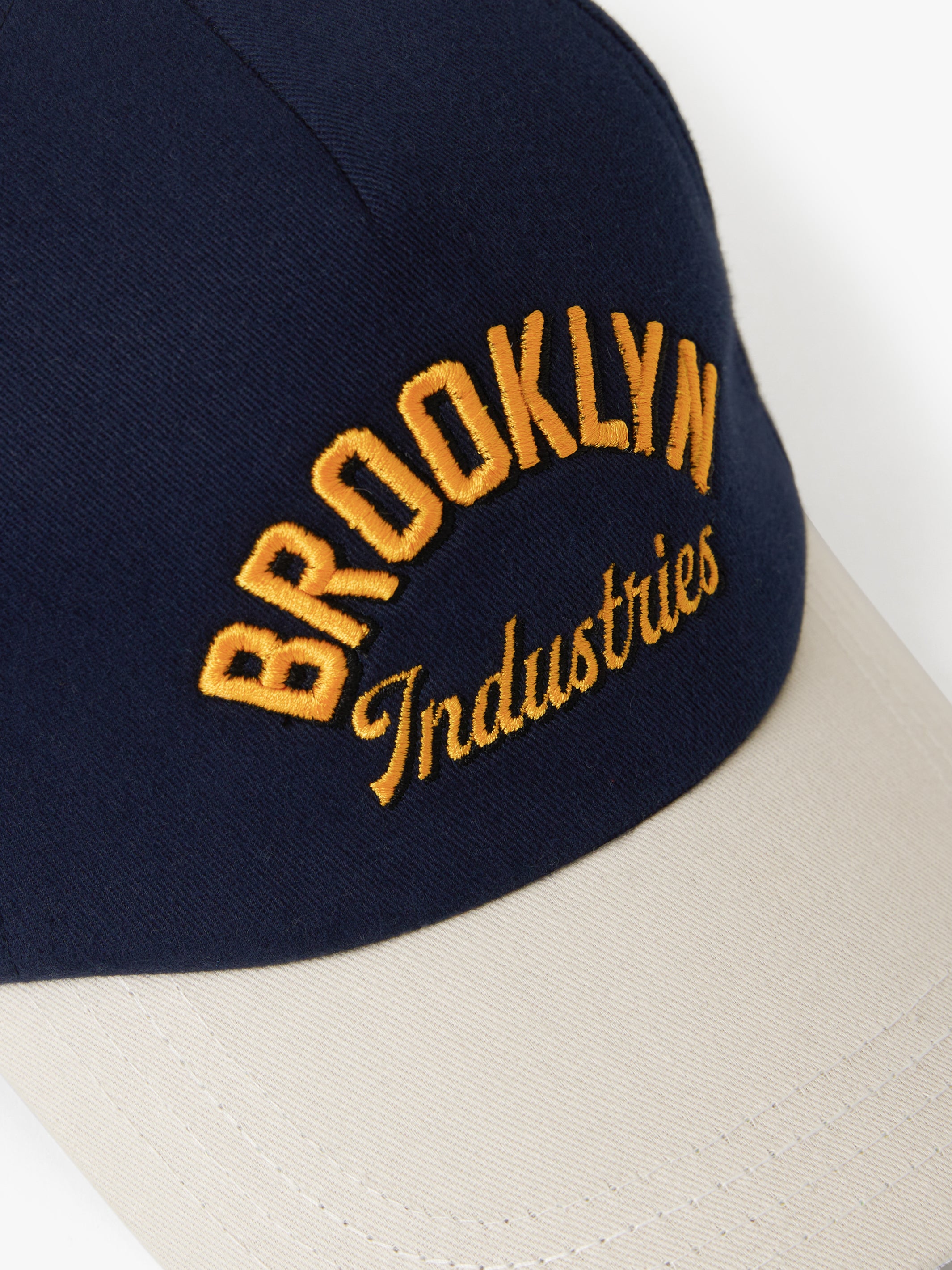 Contrast Logo Cap in Total Eclipse - BROOKLYN INDUSTRIES