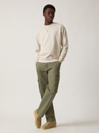 Men's Water Tower Crew Neck Sweatshirt in Moonbeam - BROOKLYN INDUSTRIES