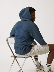 Men's Heritage Zip-Up Hoodie in Moonlit Ocean - BROOKLYN INDUSTRIES