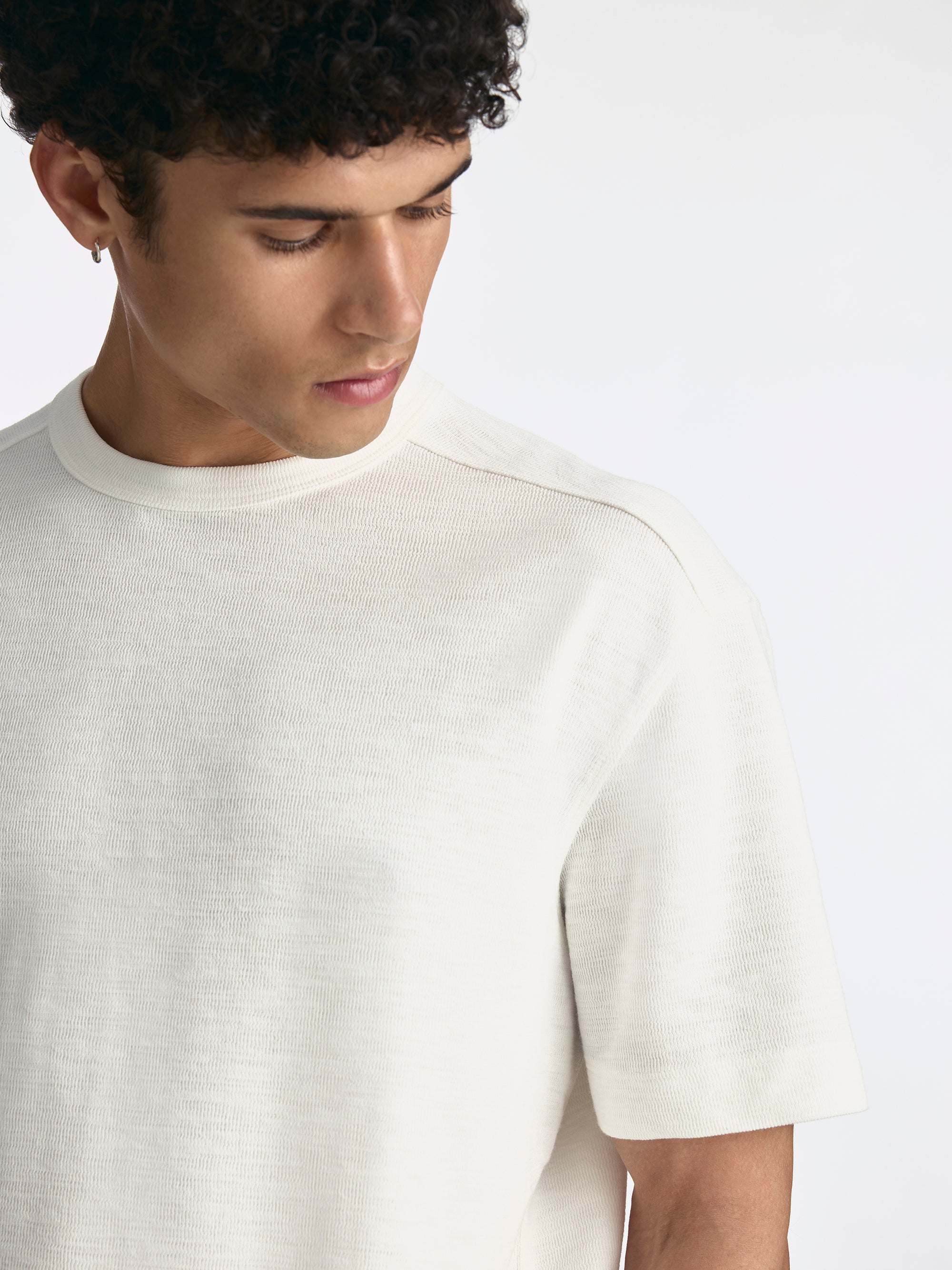 Men's Basic T-Shirt in Coconut Milk - BROOKLYN INDUSTRIES