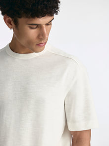 Men's Basic T-Shirt in Coconut Milk - BROOKLYN INDUSTRIES