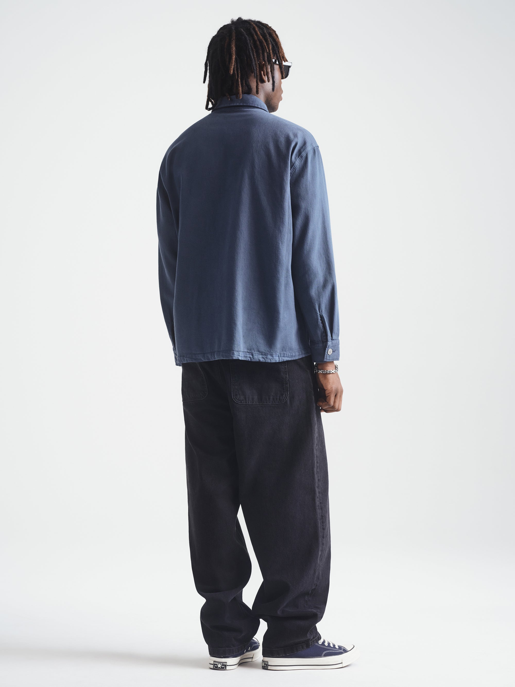 Men's Shacket in Blueberry - BROOKLYN INDUSTRIES