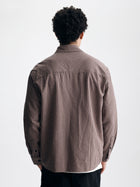 Men's Long Sleeve Plaid Shirt in Black Check - BROOKLYN INDUSTRIES