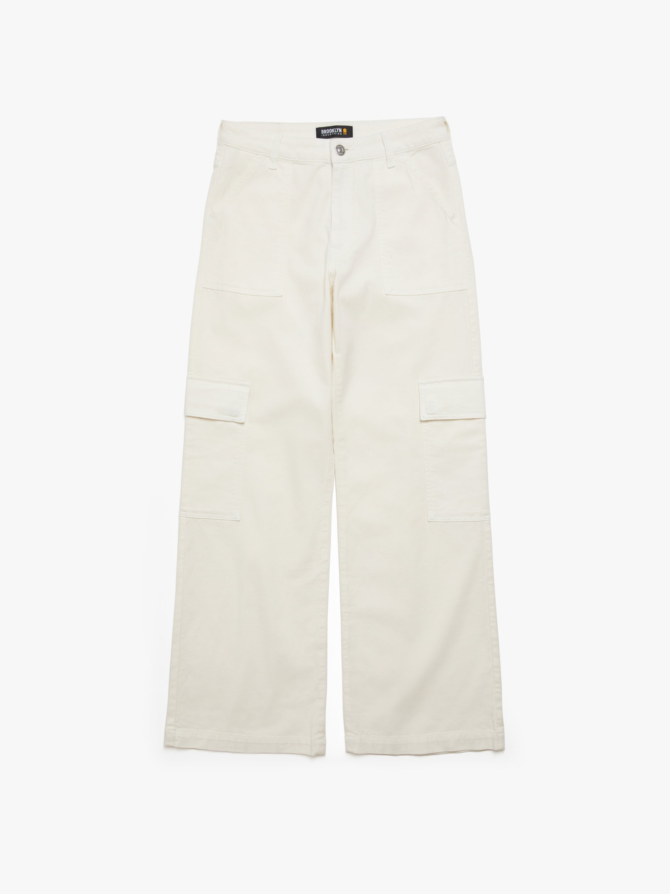 Women's Cargo Pants in Antique White - BROOKLYN INDUSTRIES