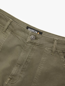 Women's Cargo Pants in Deep Lichen Green - BROOKLYN INDUSTRIES