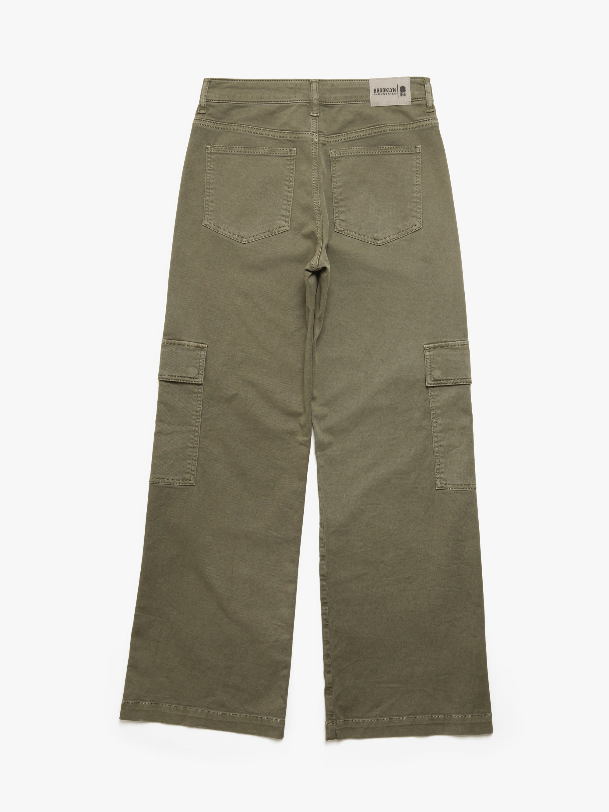 Women's Cargo Pants in Deep Lichen Green - BROOKLYN INDUSTRIES