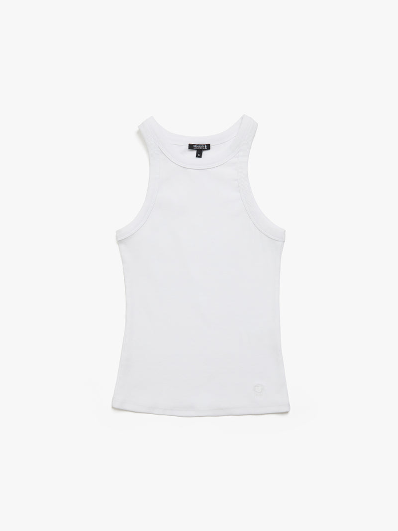 Women's Water Tower Tank Top in White - BROOKLYN INDUSTRIES