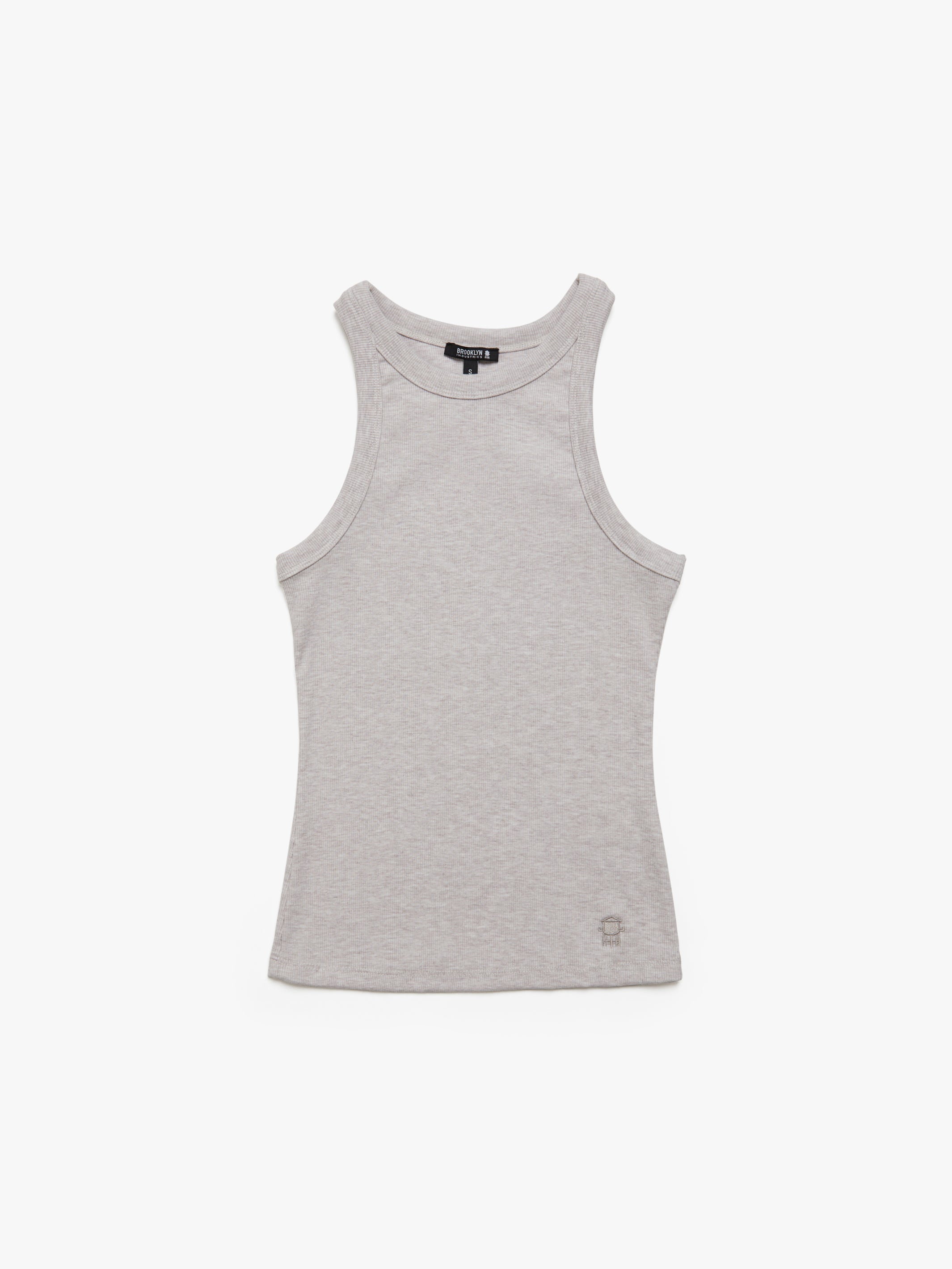 Women's Water Tower Tank Top in Oat Melange - BROOKLYN INDUSTRIES