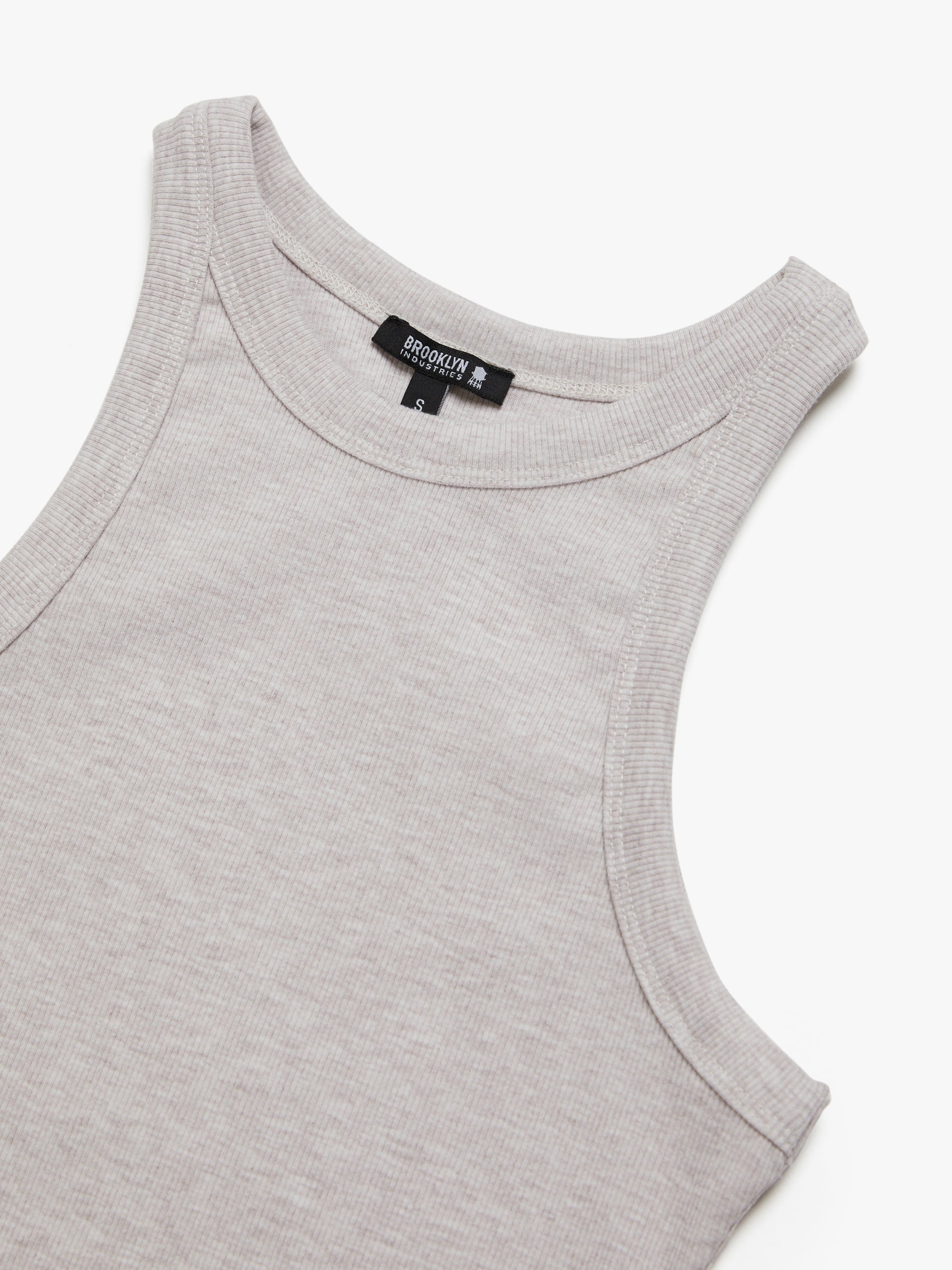 Women's Water Tower Tank Top in Oat Melange - BROOKLYN INDUSTRIES