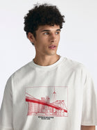 Men's Brooklyn Bridge T-Shirt in White - BROOKLYN INDUSTRIES