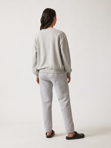 Women's Brooklyn Bridge Sweatshirt in Grey Melange - BROOKLYN INDUSTRIES