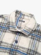 Women's Overshirt In Grey Checked - BROOKLYN INDUSTRIES