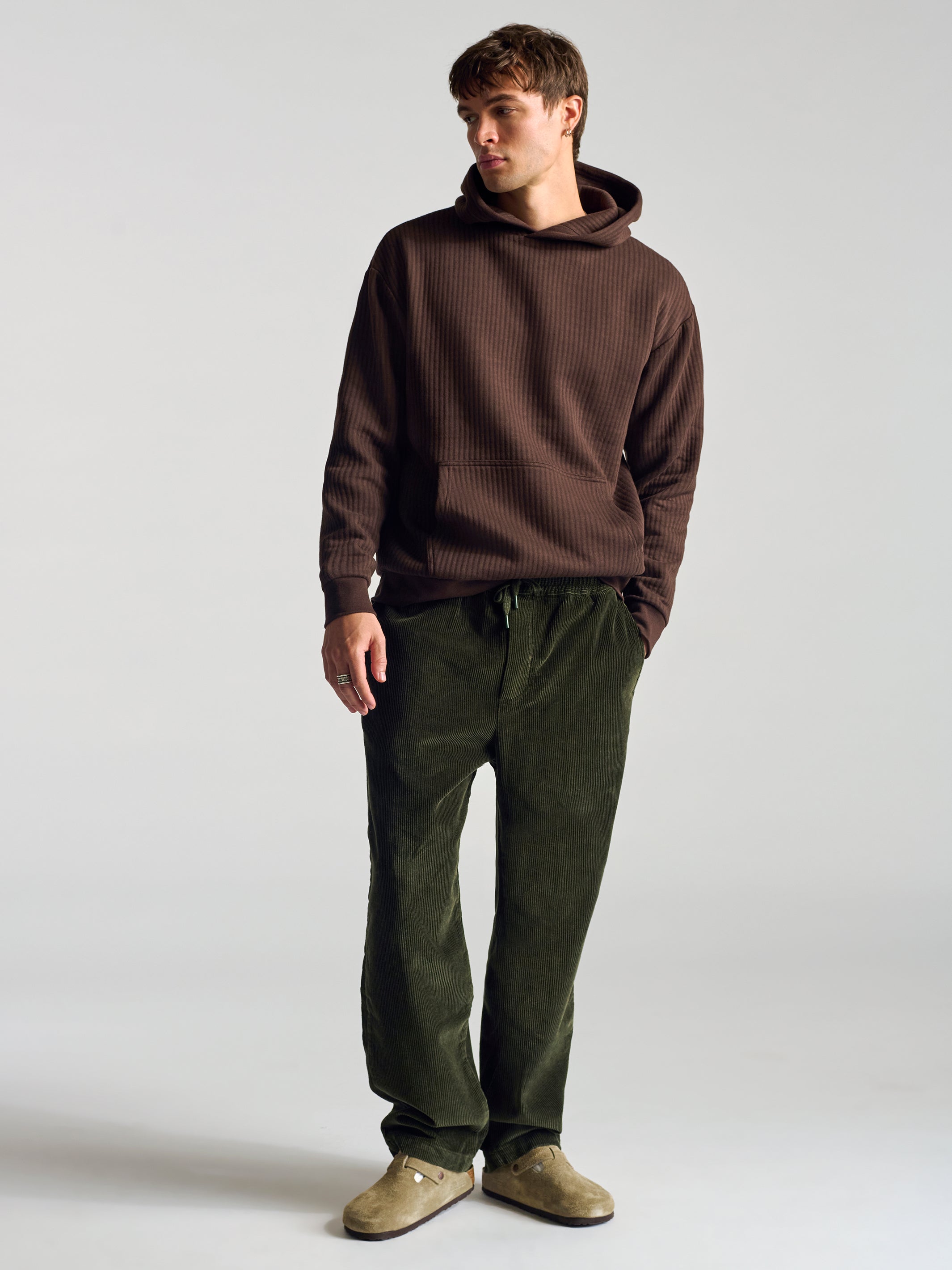 Men's Cord Pants in Moss - BROOKLYN INDUSTRIES