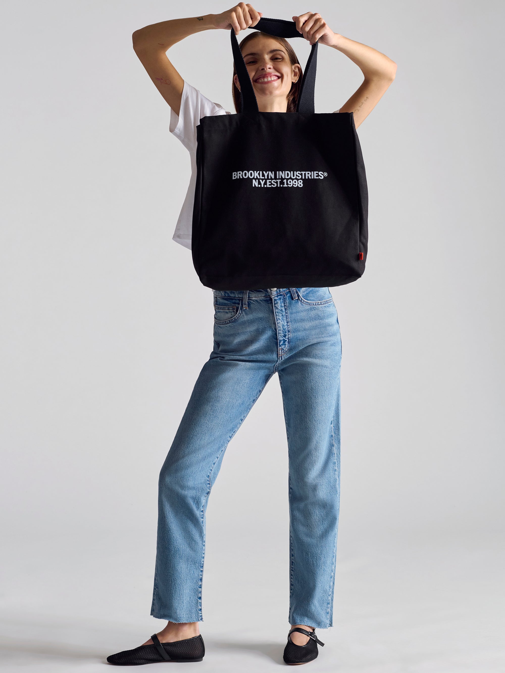 Brooklyn 1998 Tote Bag in Black - BROOKLYN INDUSTRIES