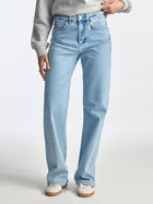 Park High Rise Wide Leg Jeans in Bleached Denim - BROOKLYN INDUSTRIES