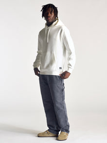 Men's Montrose Hooded Sweatshirt In Antique White - BROOKLYN INDUSTRIES