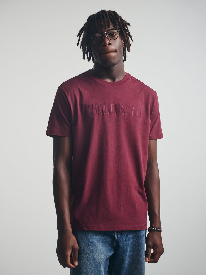 Men's Brooklyn T-Shirt In Windsor Wine