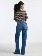 Park High Rise Wide Leg Jeans in Indigo Denim - BROOKLYN INDUSTRIES