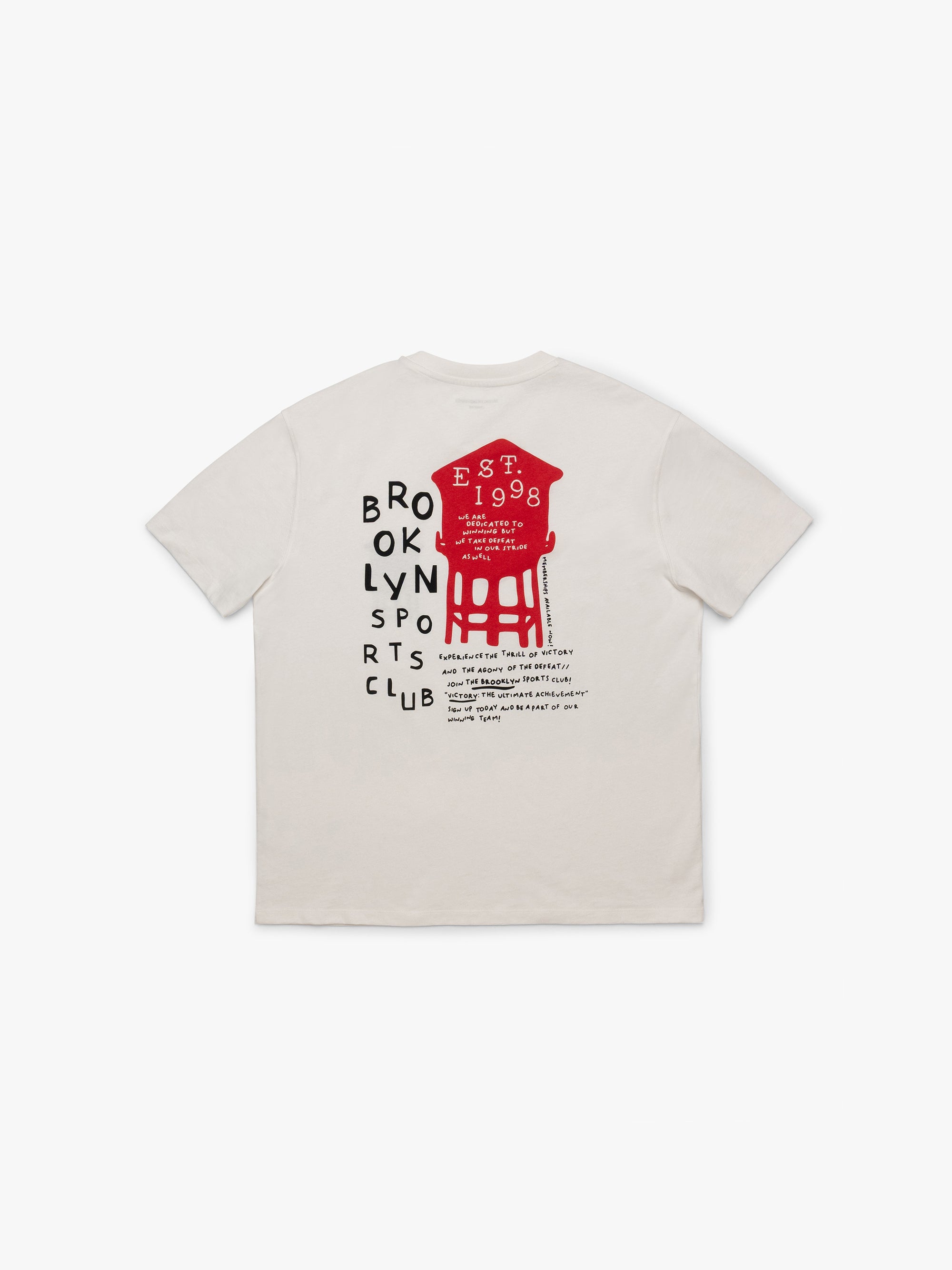 Men's Brooklyn Water Tower T-Shirt In Antique White - BROOKLYN INDUSTRIES
