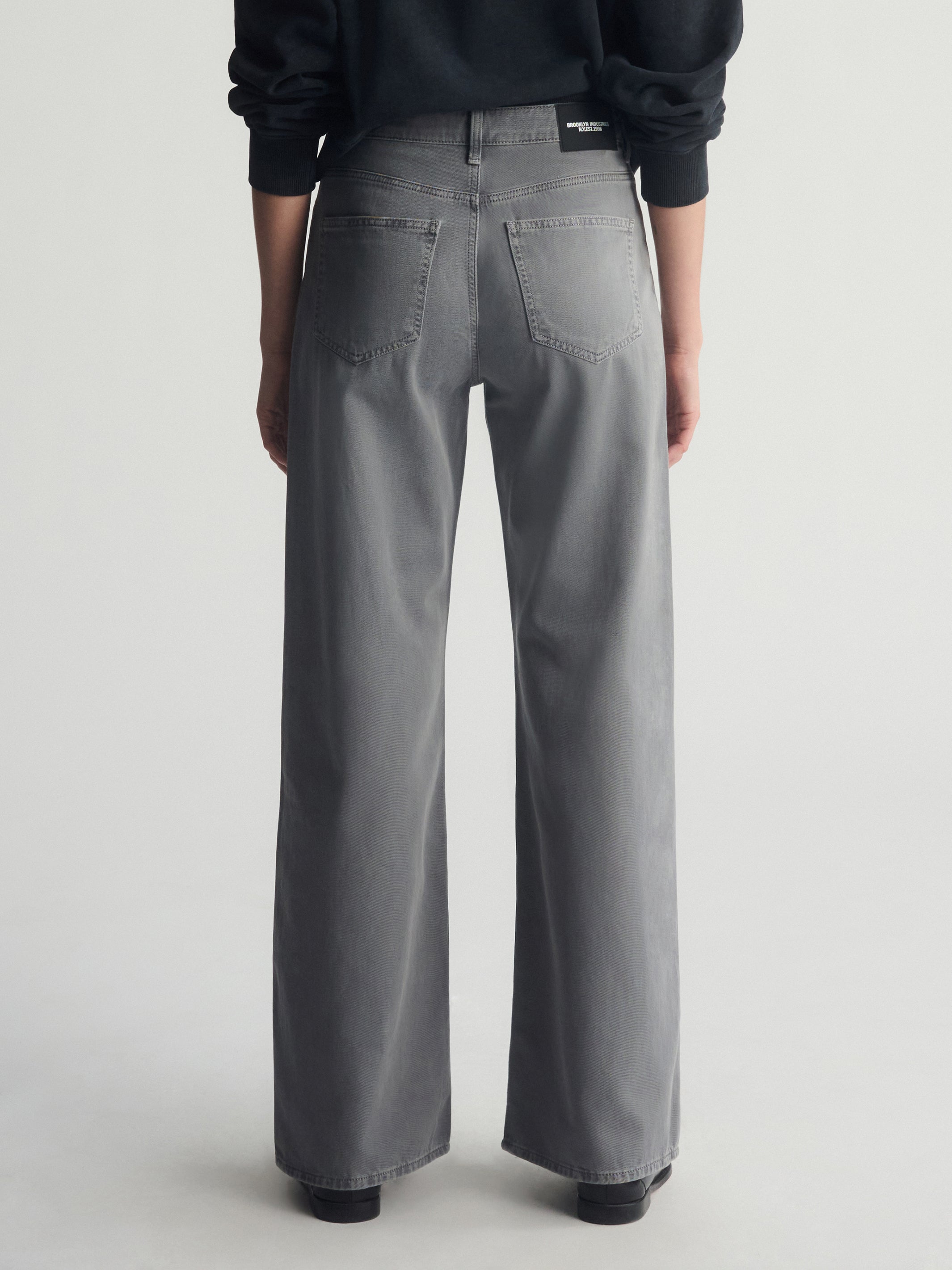 【COLOR iN ID】Brooklyn Wide Pants Brooklyn Industries Women's Brooklyn Wide Leg Pants In Quiet