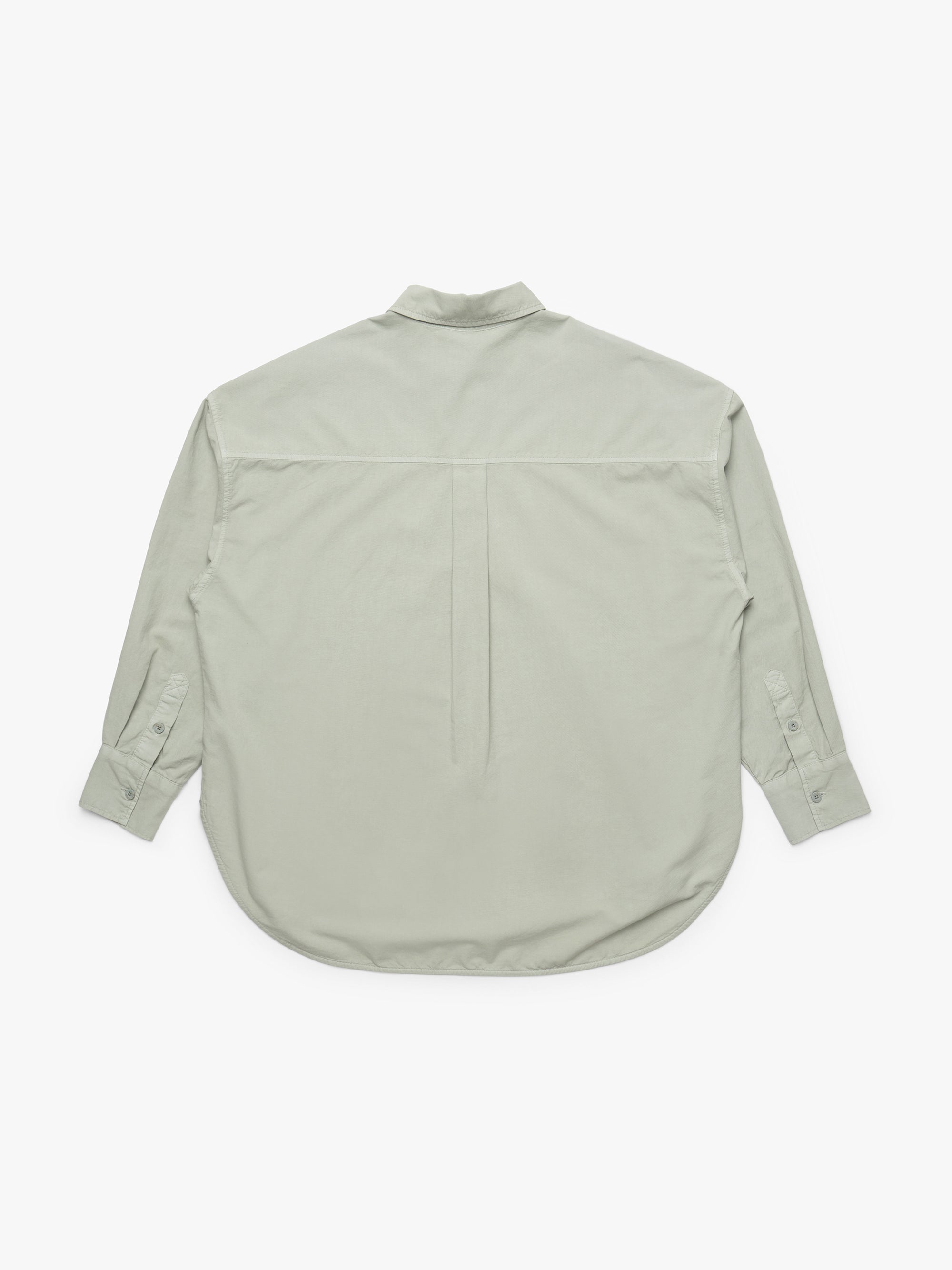 Women's Long Sleeve Shirt In Puritan Gray - BROOKLYN INDUSTRIES