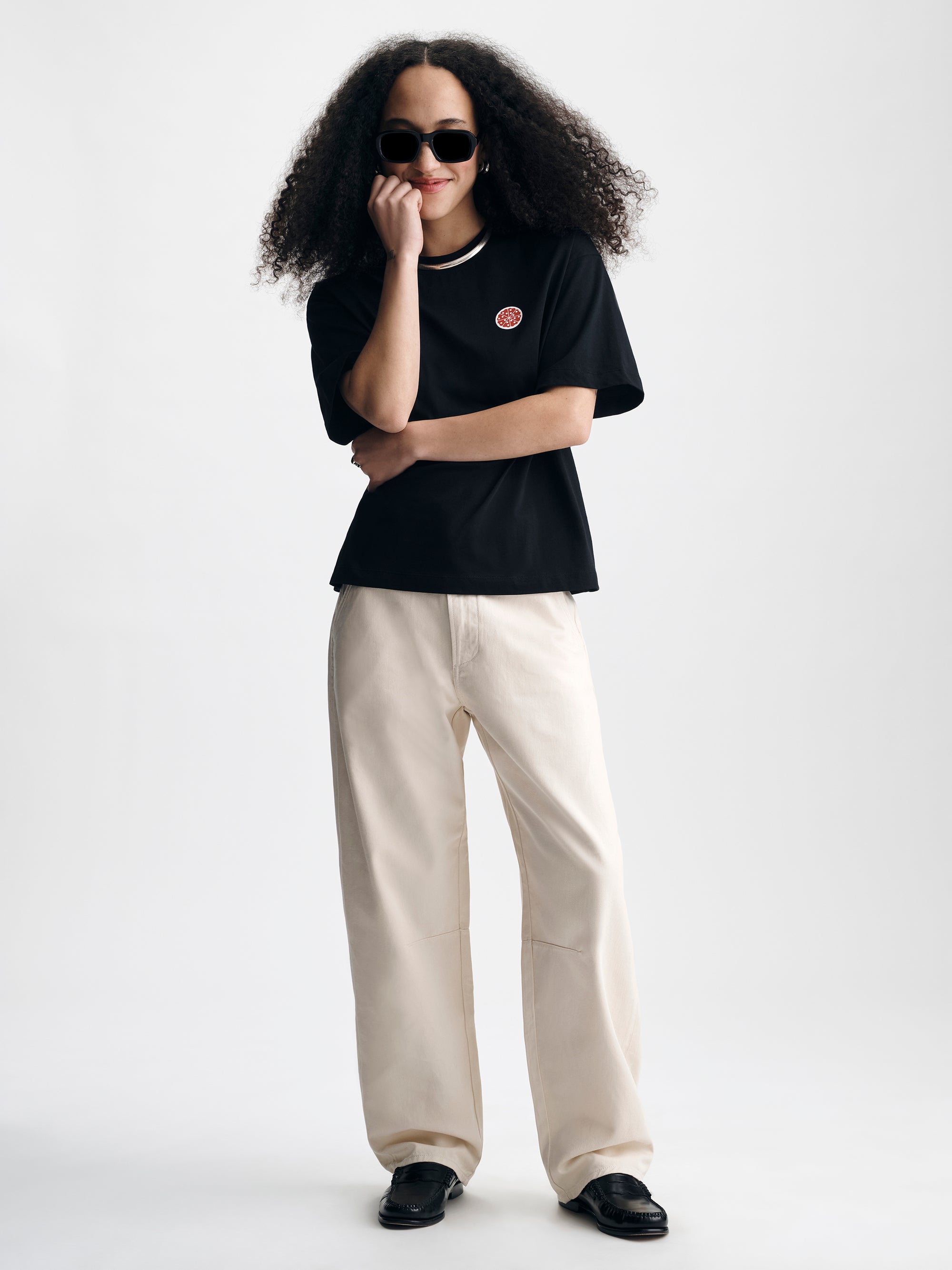Women's Brooklyn Factory T-Shirt in Black - BROOKLYN INDUSTRIES