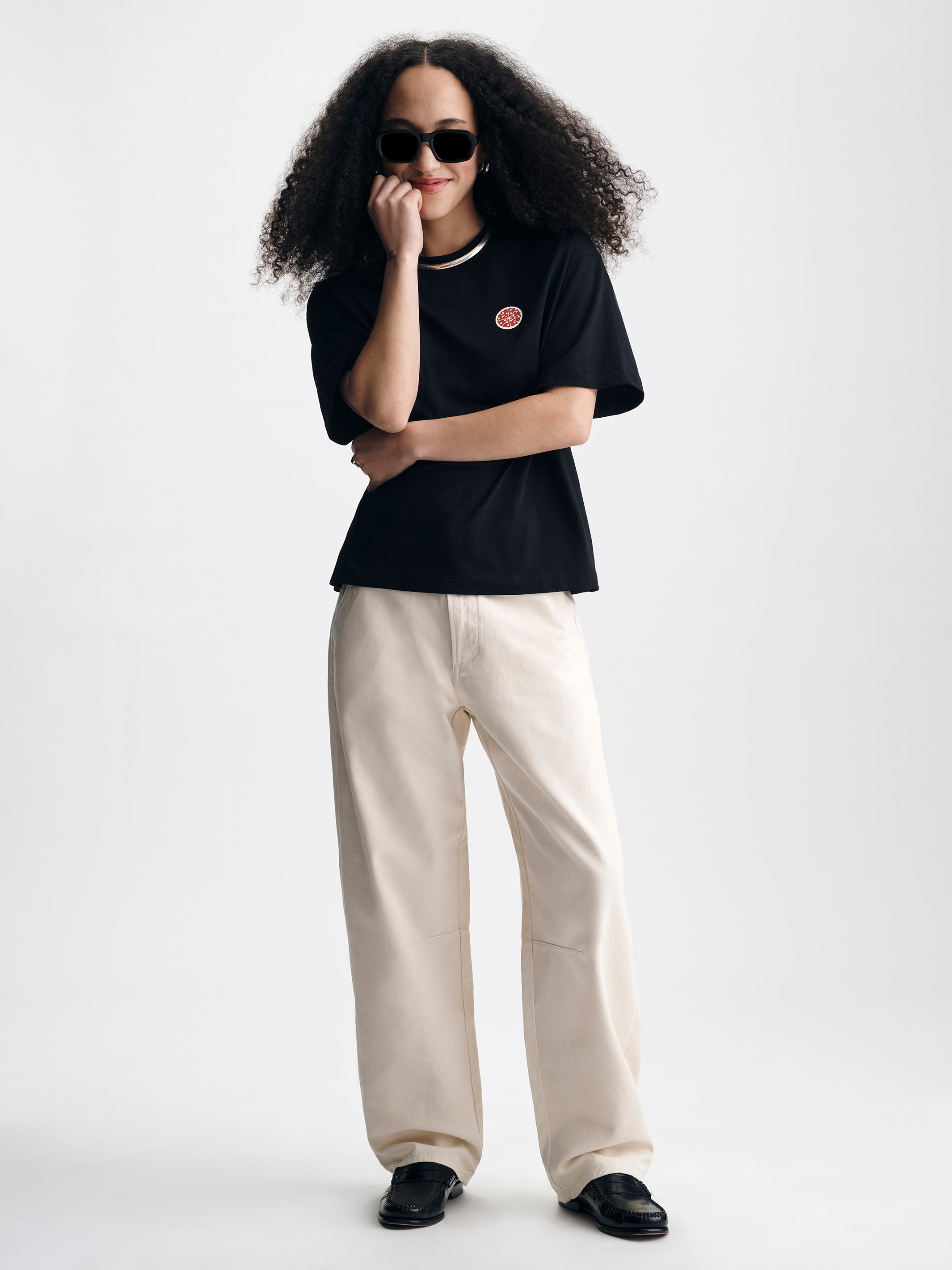 Women's Brooklyn Factory T-Shirt in Black - BROOKLYN INDUSTRIES