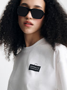 Women's City Rhythm T-Shirt in White - BROOKLYN INDUSTRIES
