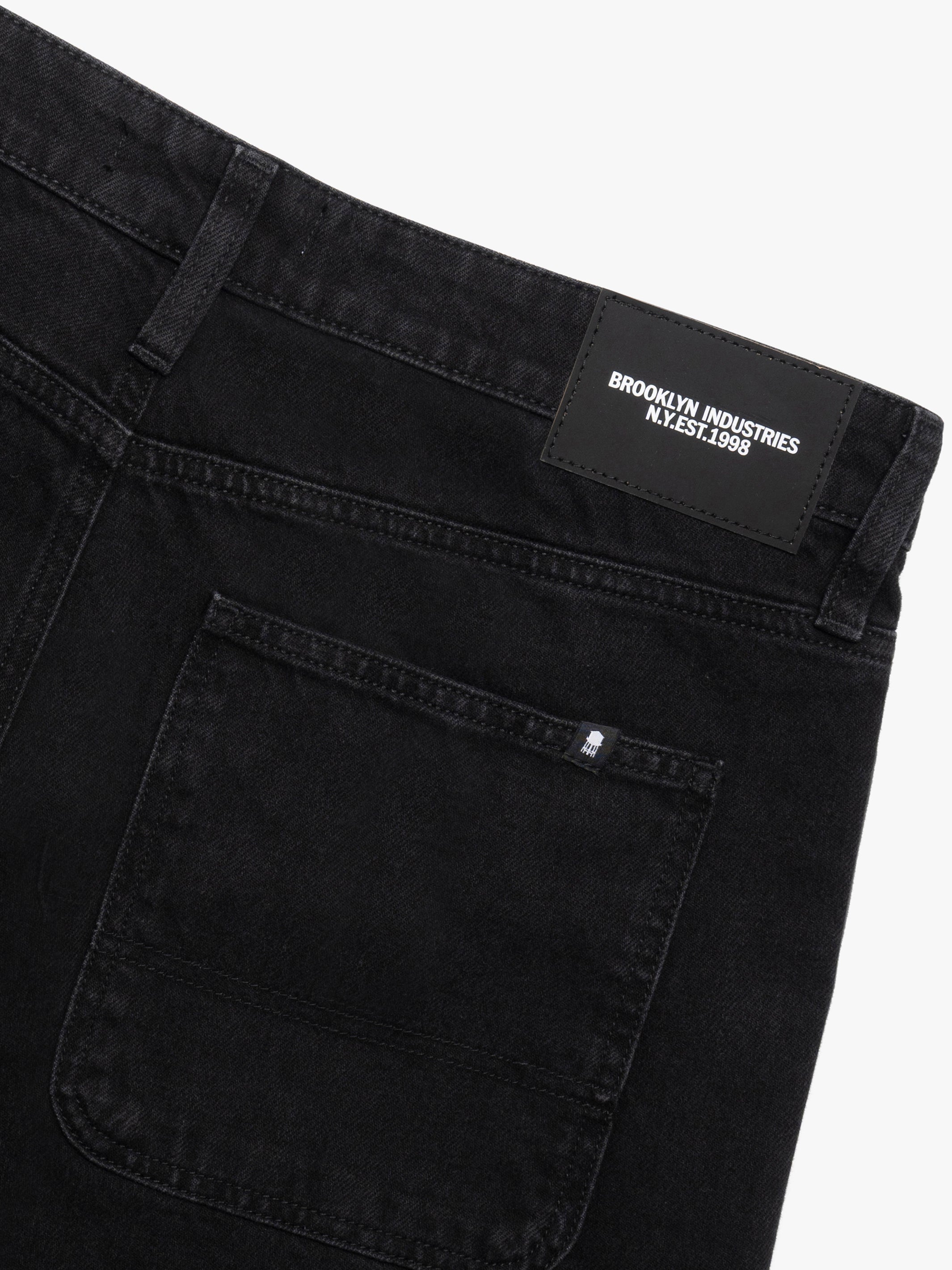 Men's Baggy Jeans in Smoke Street Denim