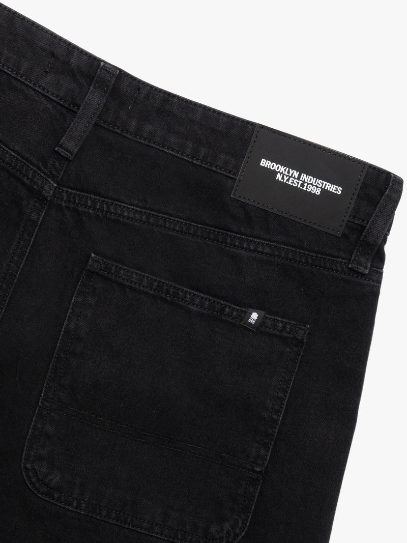 Men's Baggy Jeans in Smoke Street Denim