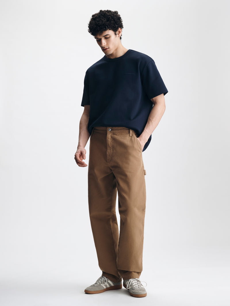 Men's Williamsburg Carpenter Pants in Faded Brown Colored Canvas