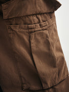 Men's Cargo Pants in Mocha Twill - BROOKLYN INDUSTRIES