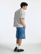 Men's Short Sleeve Plaid Shirt in Beige Check - BROOKLYN INDUSTRIES