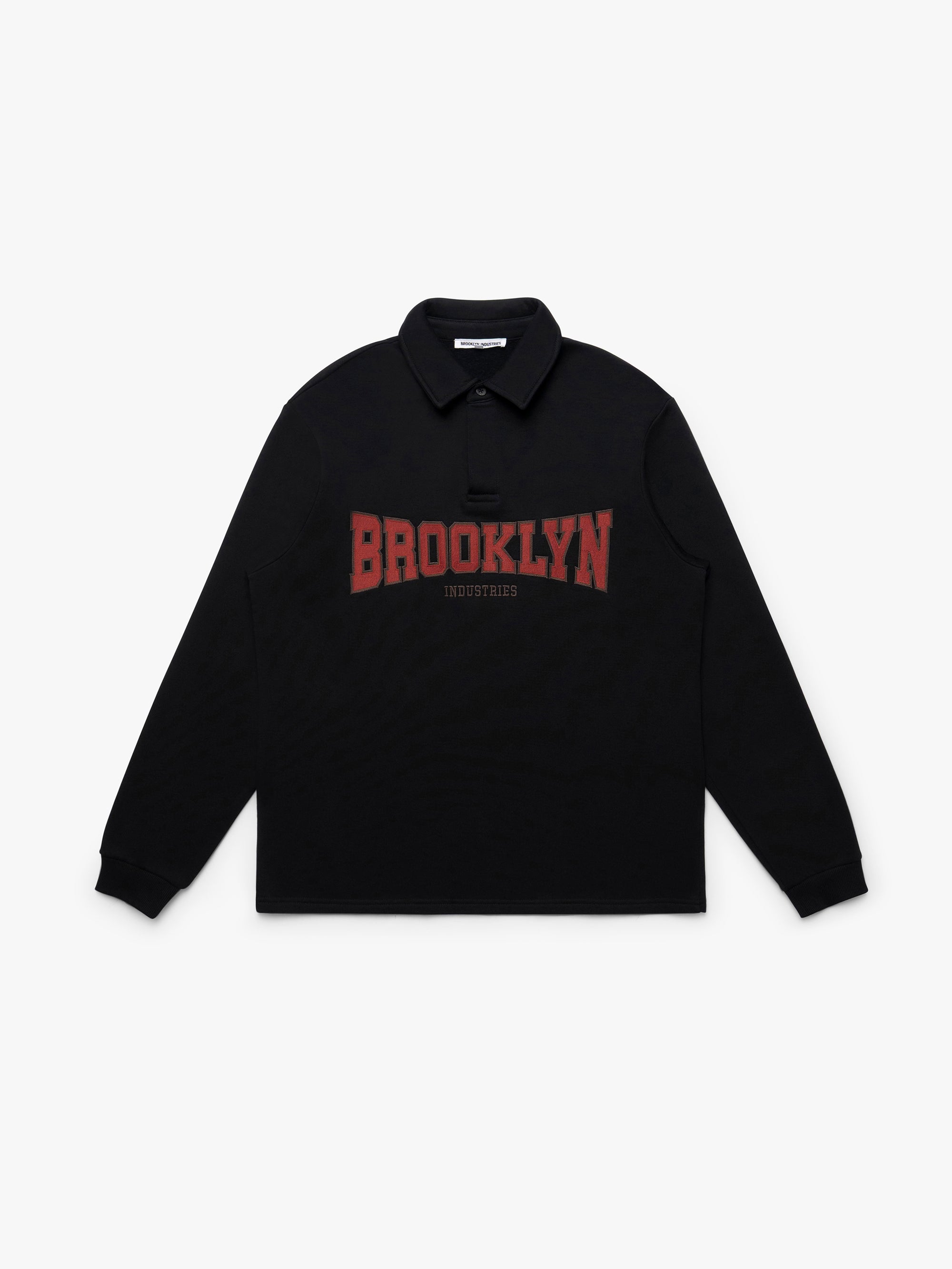 Men's Brooklyn Polo Sweatshirt in Black