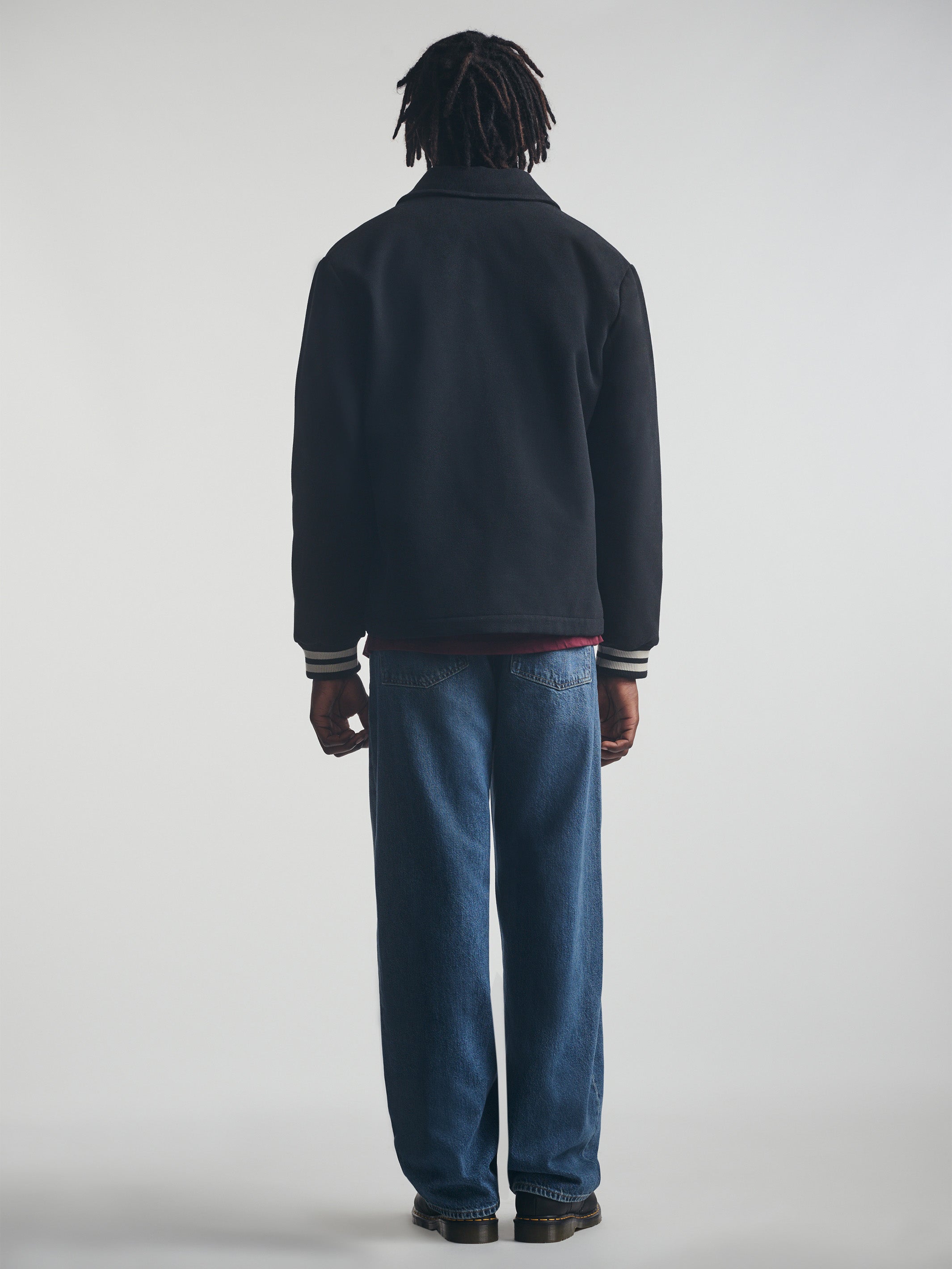 Men's Brooklyn Bomber Jacket in Jet Black - BROOKLYN INDUSTRIES