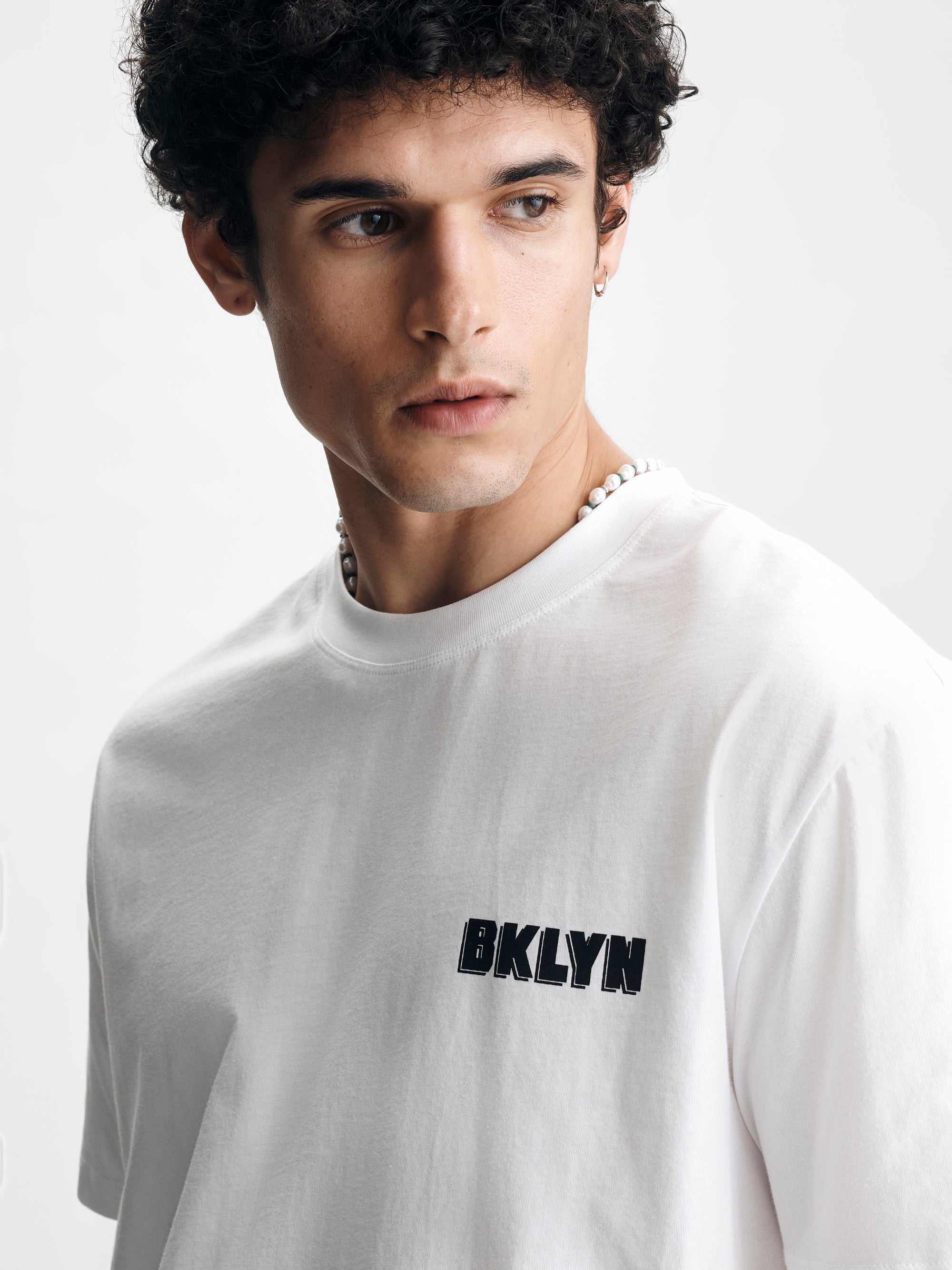 Men's BKLYN T-Shirt in White - BROOKLYN INDUSTRIES