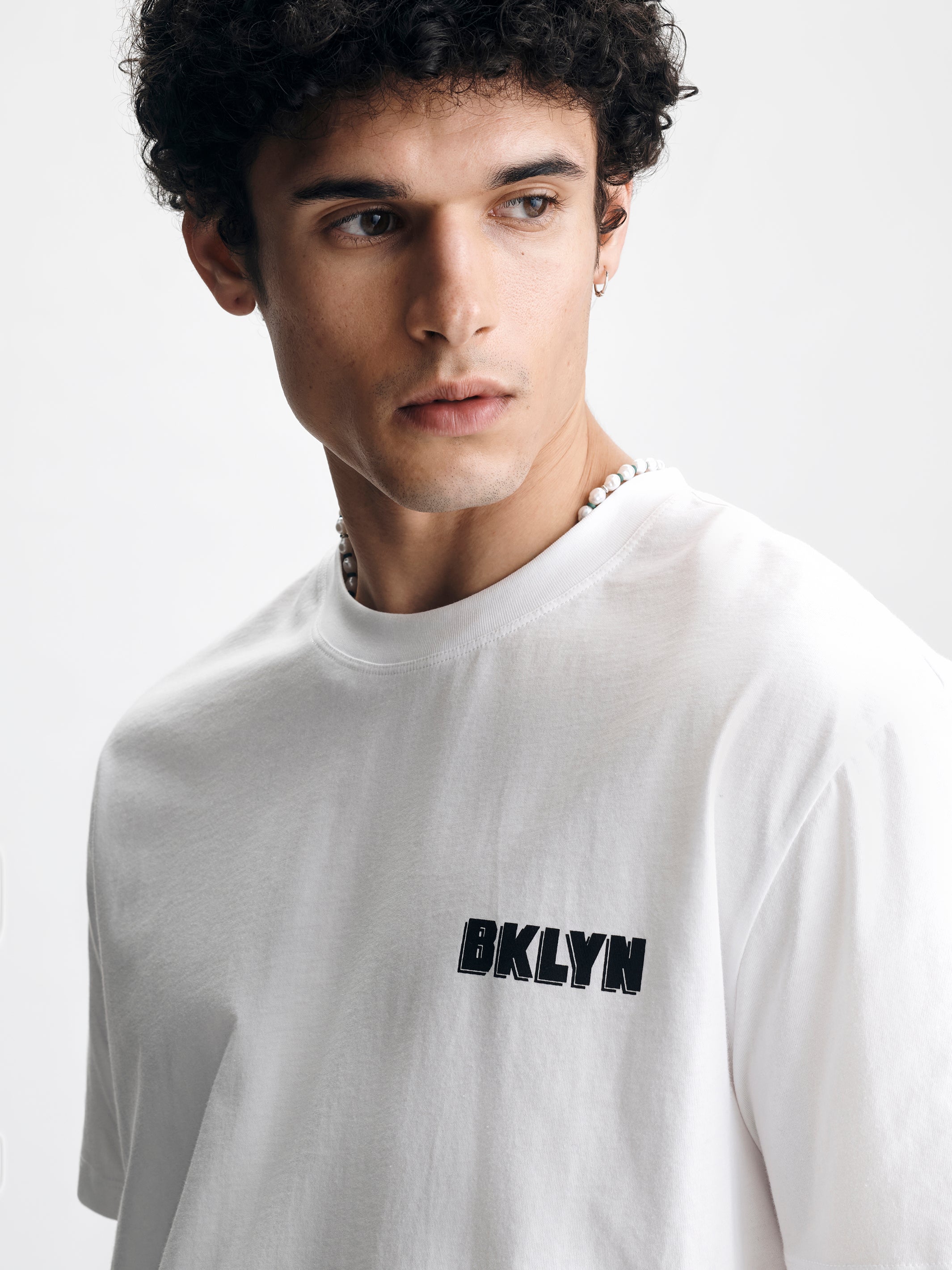 Men's BKLYN T-Shirt in White - BROOKLYN INDUSTRIES