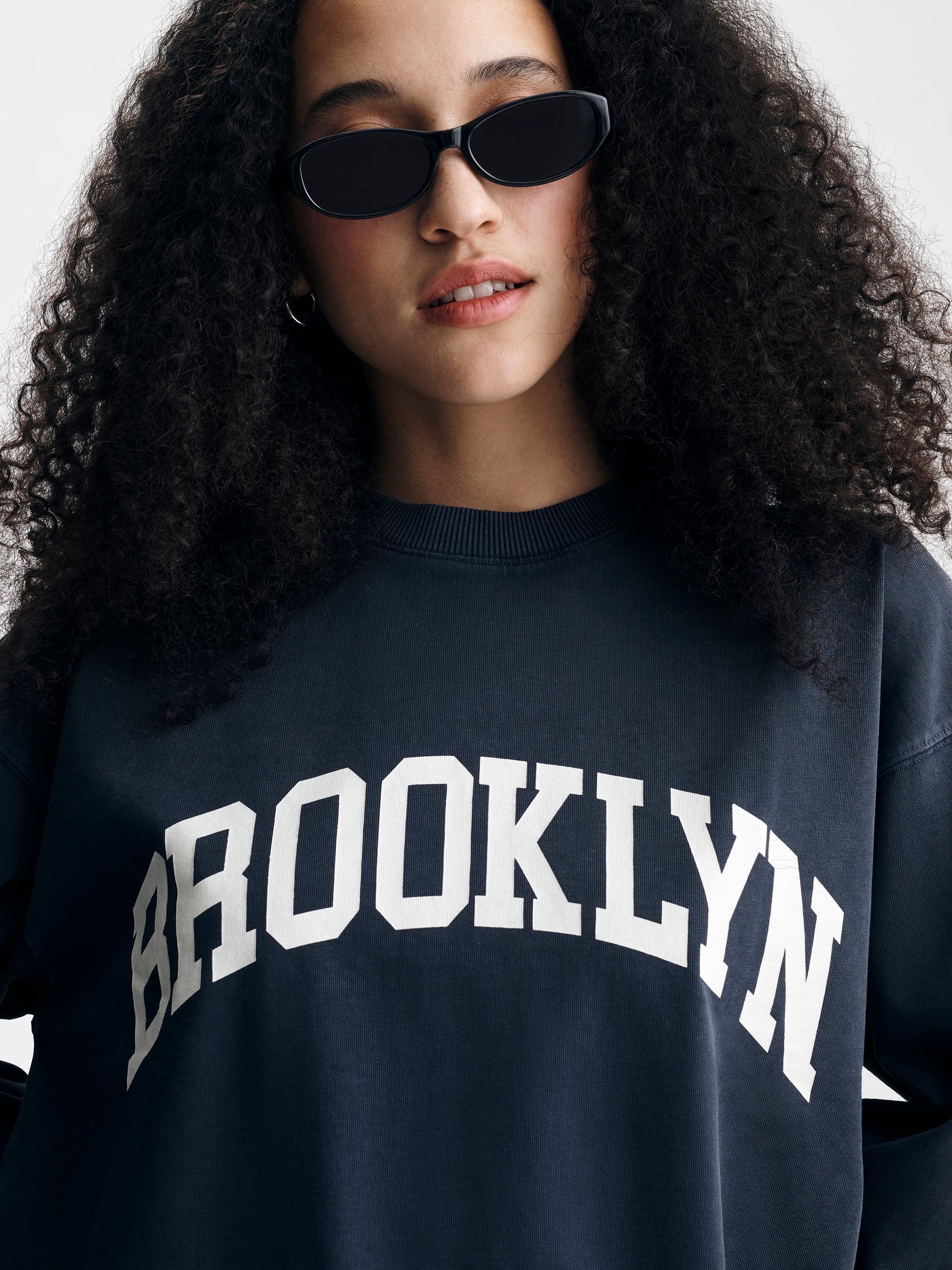 Women's Brooklyn T-Shirt in Ombre Blue - BROOKLYN INDUSTRIES
