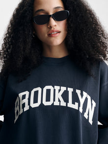 Women's Brooklyn T-Shirt in Ombre Blue - BROOKLYN INDUSTRIES