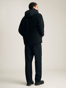 Men's Brooklyn Hooded Jacket in Anthracite - BROOKLYN INDUSTRIES