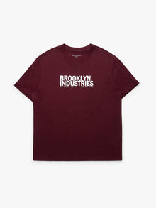 Men's Brooklyn Live Work Create T-Shirt in Windsor Wine