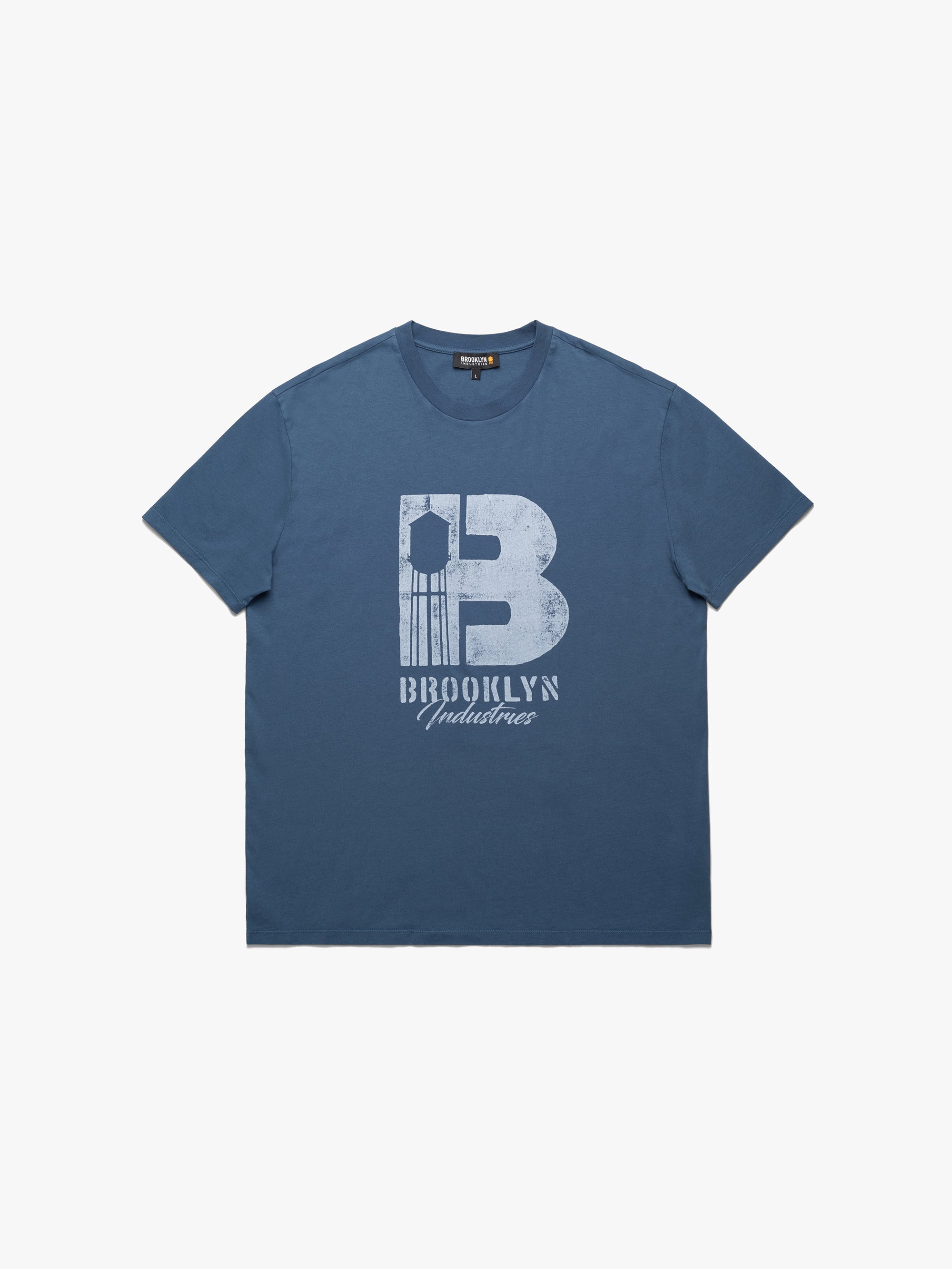 Men's Brooklyn Vintage T-Shirt In Dark Denim - BROOKLYN INDUSTRIES