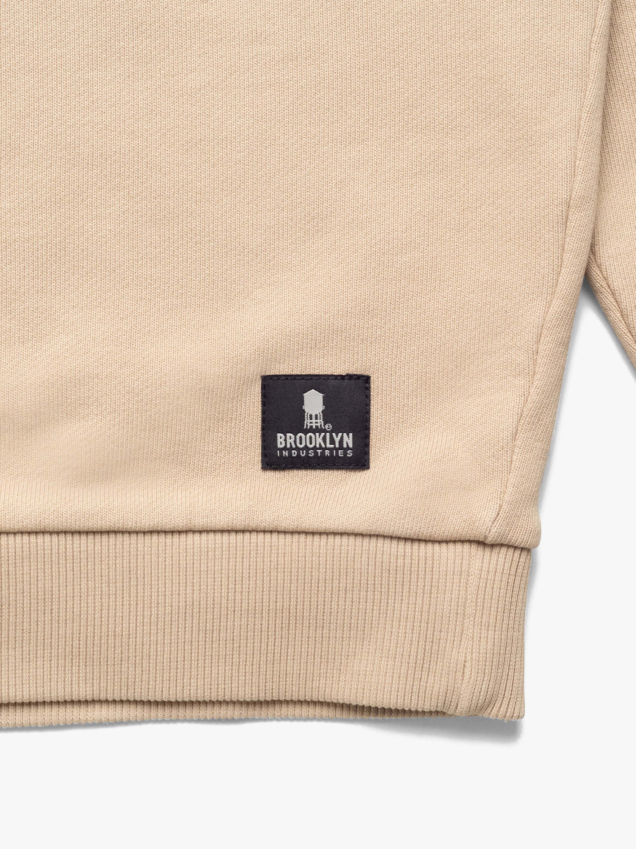 Men's Crew Neck Sweatshirt In Pure Cashmere - BROOKLYN INDUSTRIES