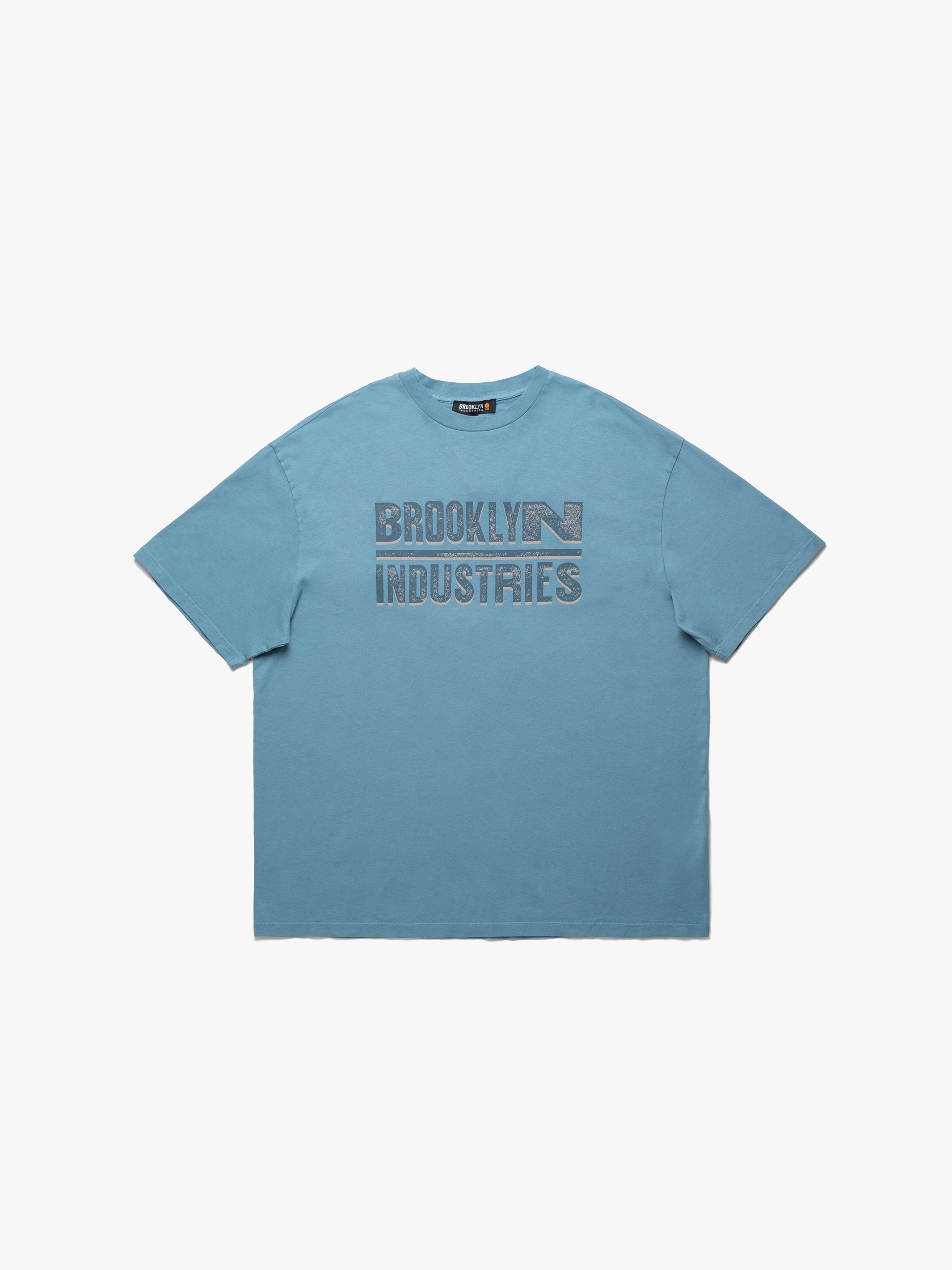 Men's Brooklyn Vintage T-Shirt In Blue Shadow - BROOKLYN INDUSTRIES