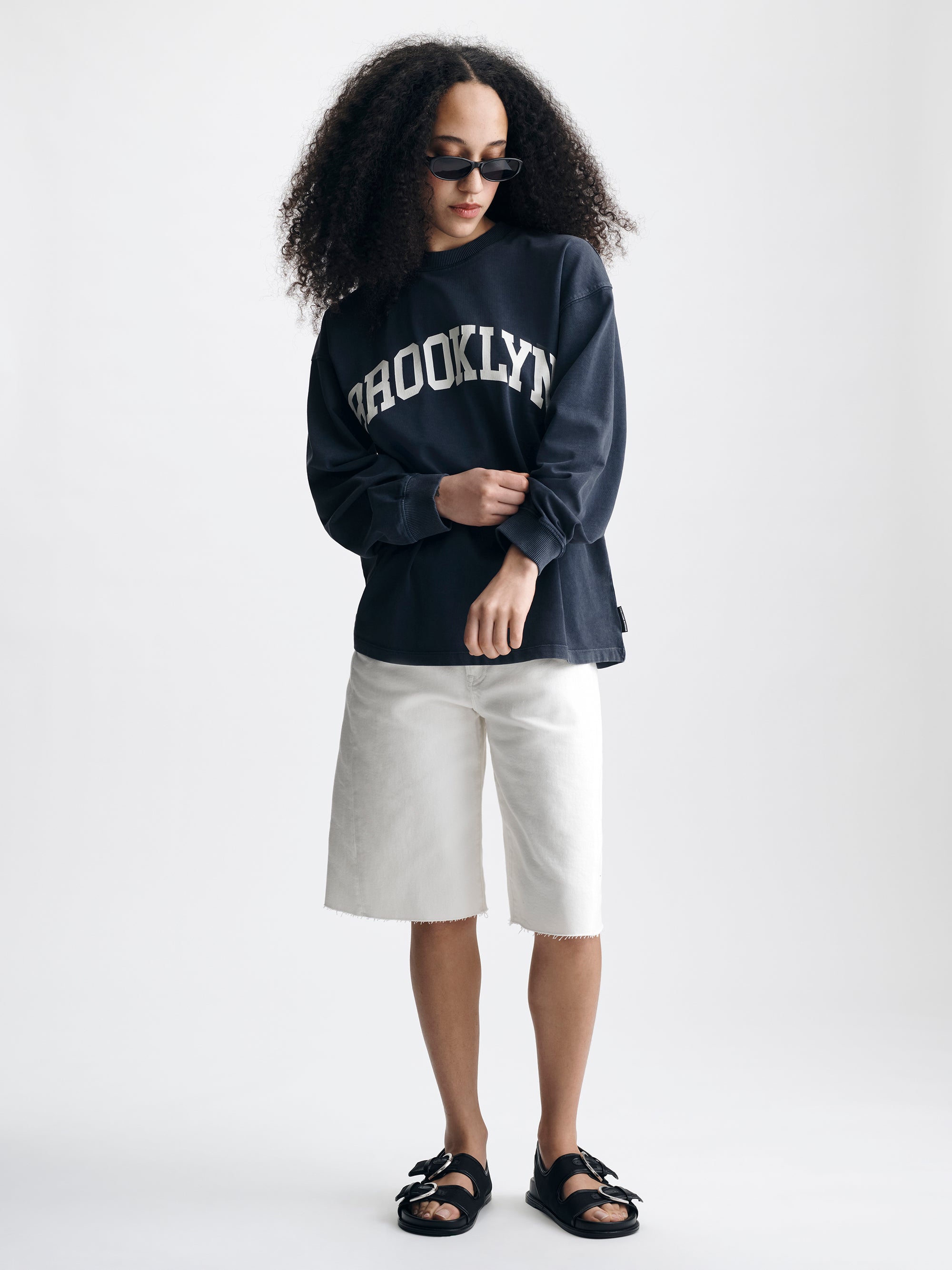 Women's Brooklyn T-Shirt in Ombre Blue - BROOKLYN INDUSTRIES